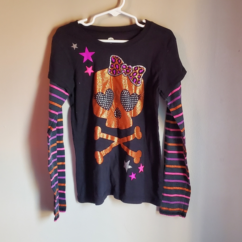 Girls long sleeve Halloween shirt